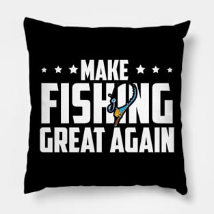 Make Fishing Great Again Pillow