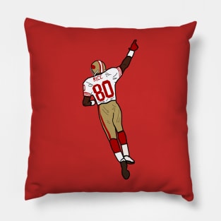 Jerry Rice Celebration - San Francisco 49ers Pillow