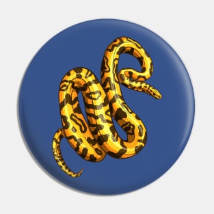 Yellow Snake Pin