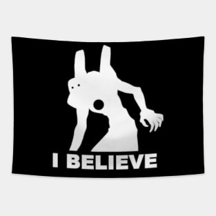 NGE! I BELIEVE IN ADAM KAWORU SHIRT text bigfoot retro sun RUSTIC Tapestry