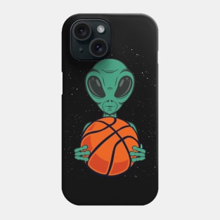 Basketball Alien,  Alien Playing Basketball Sport Phone Case