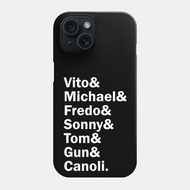 Funny Names x The Godfather Phone Case by muckychris