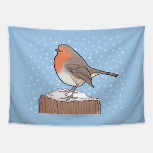 Cute Robin Tapestry