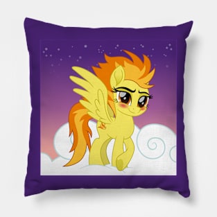 Blushing Spitfire scene Pillow