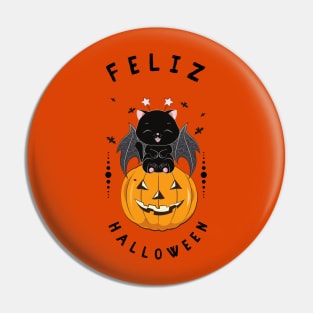 Feliz Halloween Pin