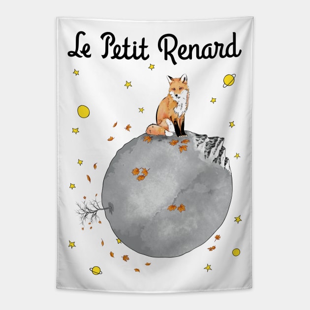 Le Petit Renard Tapestry by DrMonekers