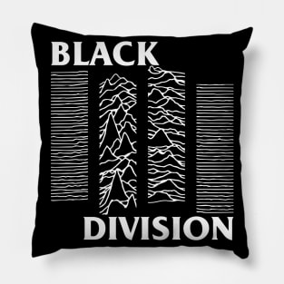 Black Division Pillow