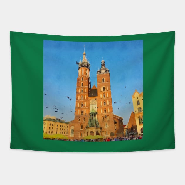 Kraków I Tapestry by RS3PT