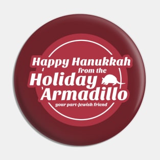 Holiday Armadillo Pin