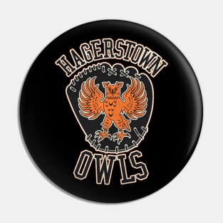 Defunct Hagerstown Owls Baseball Team Pin