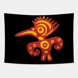 Ancient Mayan Bird Tapestry