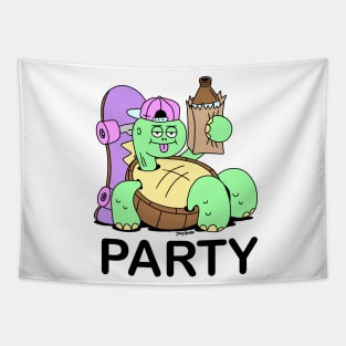 PARTY TURTLE Tapestry