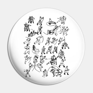 Shenmue - Move Scroll Collage Pin