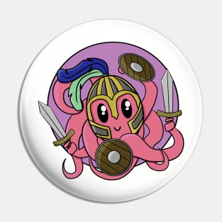 Octopus Fighter - Dungeons and Dragons Pin