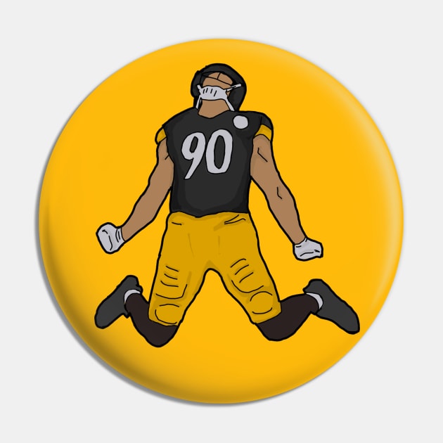 T.J. Watt Pin by pineapplesplit