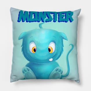 My Little monster.You are funny and cute monster to play with. Pillow