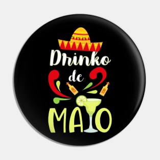 Drinko De Mayo Cinco de Mayo Pin