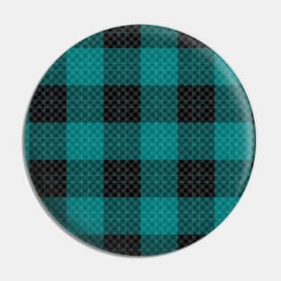 tartan pattern Pin