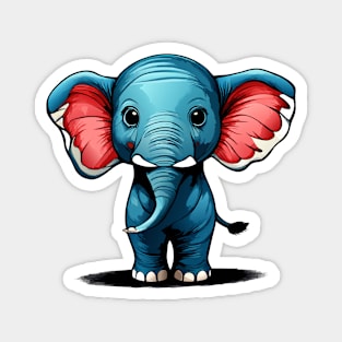 Cute Adorable Elephant Magnet
