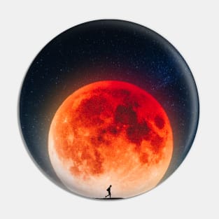 Red Moon Pin