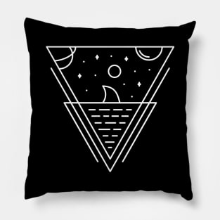 Shark in Space 2 Pillow