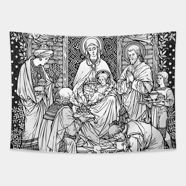 Epiphany 01 - We Three Kings Tapestry by DeoGratias