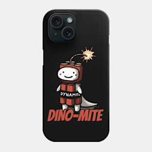 Dinomite Dynamite Dinosaur Dino Humor Phone Case