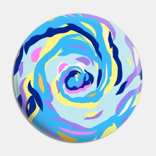 Summer Swirls: Liquid Pop Art Pin