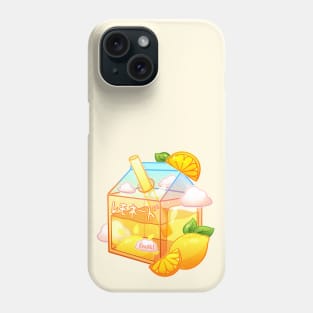 Aesthetic Sunshine Lemonade Carton Phone Case