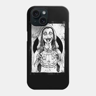 Season of the witch (white print) Phone Case