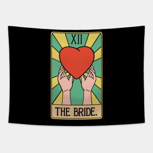 The Bride Wedding Tarot Card Funny Tapestry