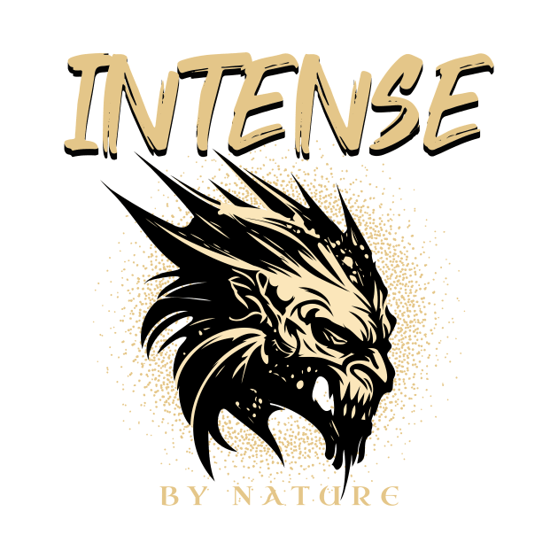 Intense By Nature Quote Motivational Inspirational by Cubebox