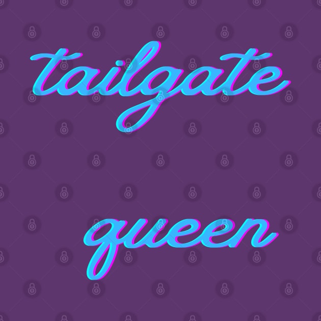 Tailgate Queen football by Pearlie Jane Creations