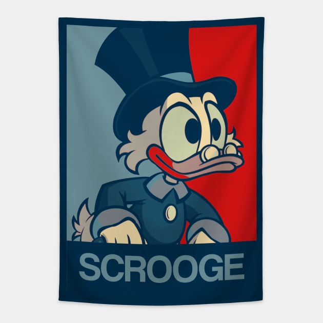 Scrooge Mcduck Tapestry by mrcatguys