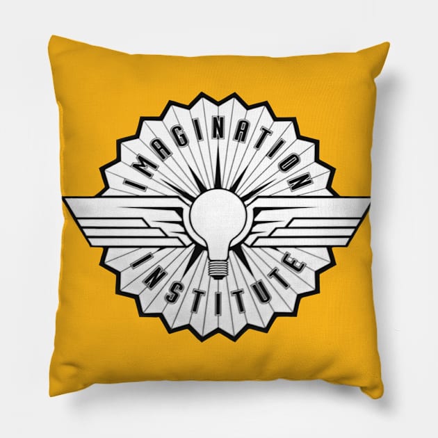 Imagination Institute Logo Pillow by SoggyCheeseFry