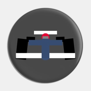 Formula racing driver - Finland Pin