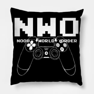 Noob World Order (Playstation) Pillow