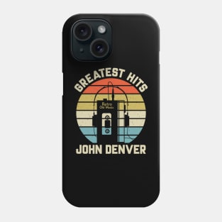 Greatest Hits John Retro Walkman Denver Vintage Art Phone Case