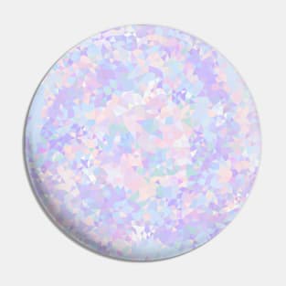 Diamond Swirl of Soft Pastel Colors Pin