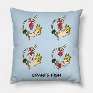 Craig's Fish Blonde Boy Pillow