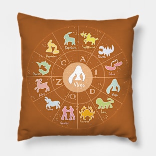 Virgo, 2, Zodiac, Astrology, Horoscope, Stars, Sun-and-moon. Birthday, Valentines-day, Holidays, Pillow