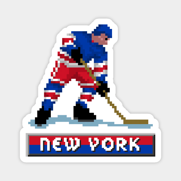 New York Hockey Magnet by clarkehall