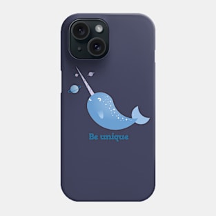 Be unique Cute Narwhal sea creatures Phone Case