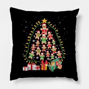 Gingerbread Man Cookie Christmas Tree Xmas Gifts Pillow