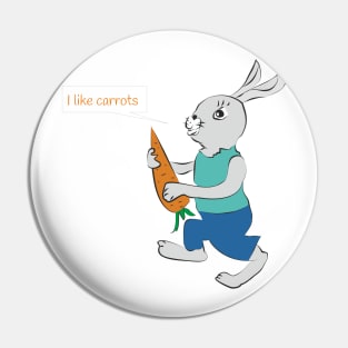 Carrot lover Pin