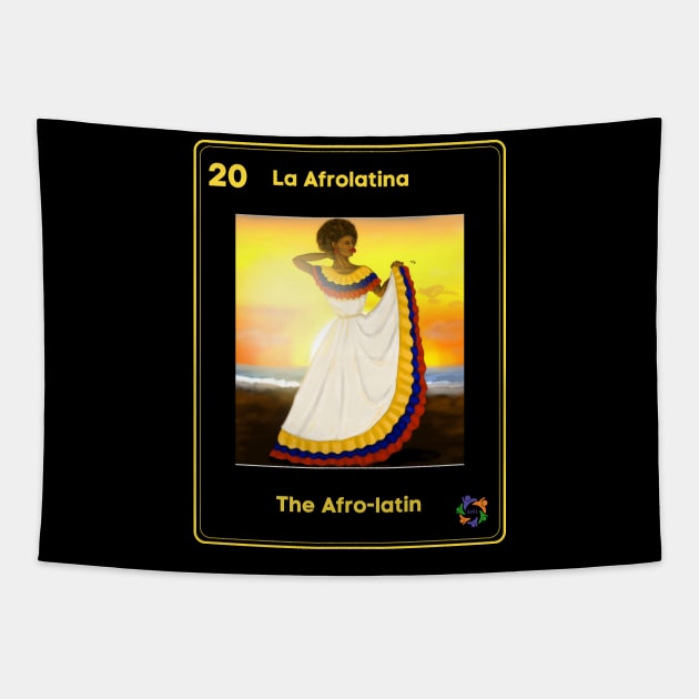 La Afrolatina Tapestry by Somos Mujeres Latinas 