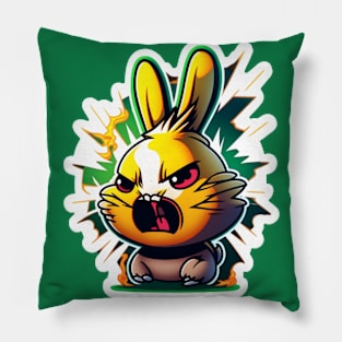 Yellow Bunny Pillow