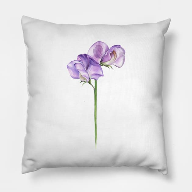 Flower Pillow by Kira Balan