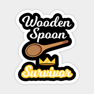 Wooden Spoon Survivor Magnet