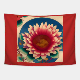 Chrysanthemum E Study in Japanese Style Tapestry